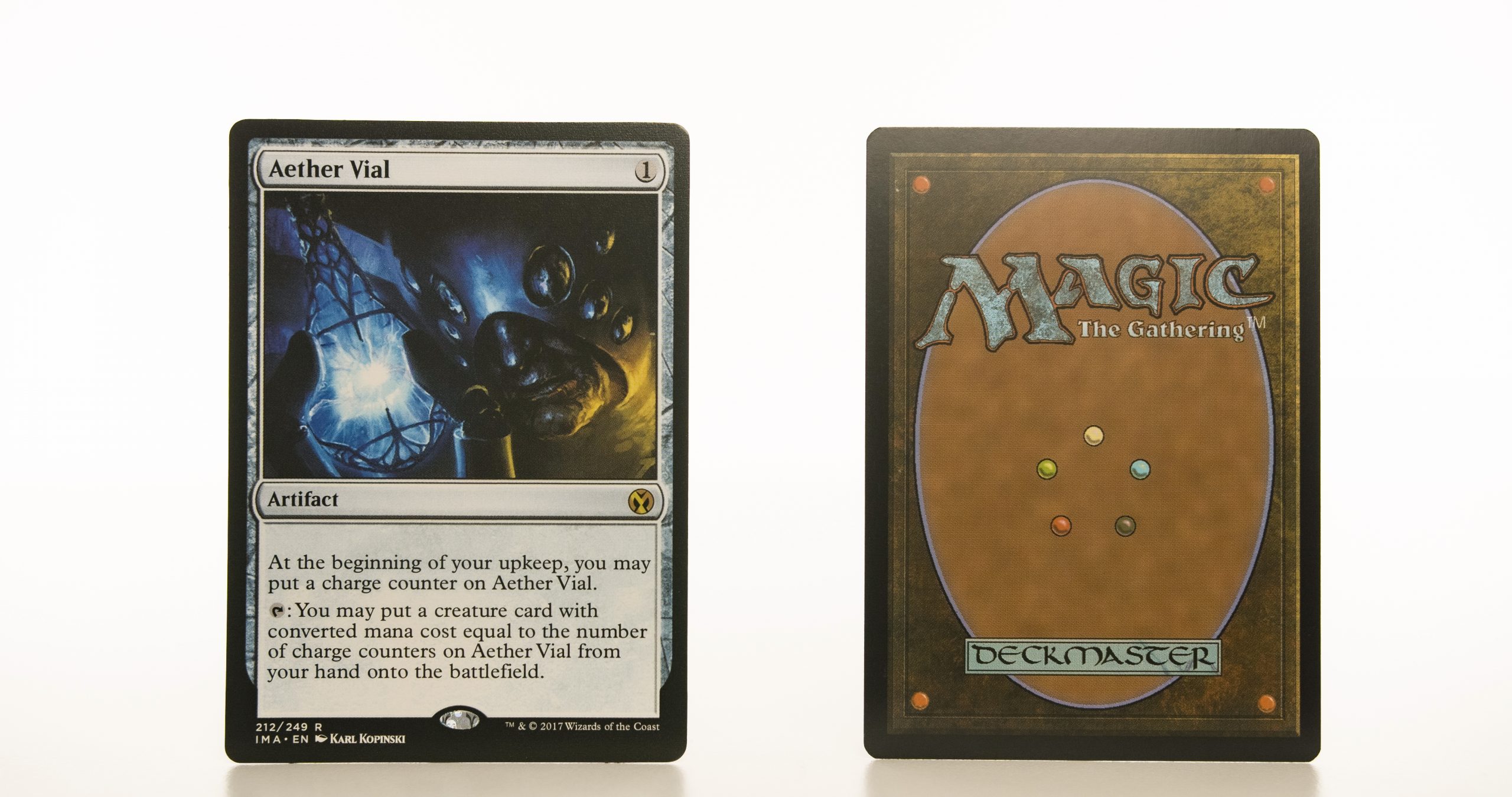 Aether Vial IMA Iconic Masters mtg proxy magic the gathering tournament ...
