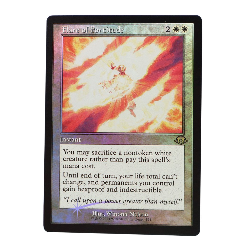 Flare of Fortitude 391 Modern Horizons 3 (MH3) foil PROXY MTG CARDS