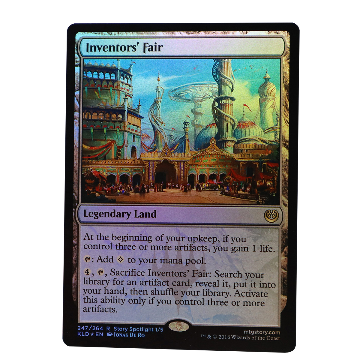 thumbnail image 2 of Inventors' Fair – Kaladesh – Magic: The Gathering – Colorless Rare Land – English – Near Mint 2 of 6