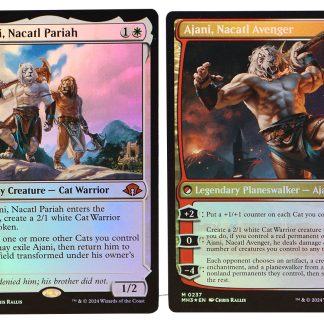 Ajani, Nacatl Pariah / Ajani, Nacatl Avenger #237 MH3 double foil